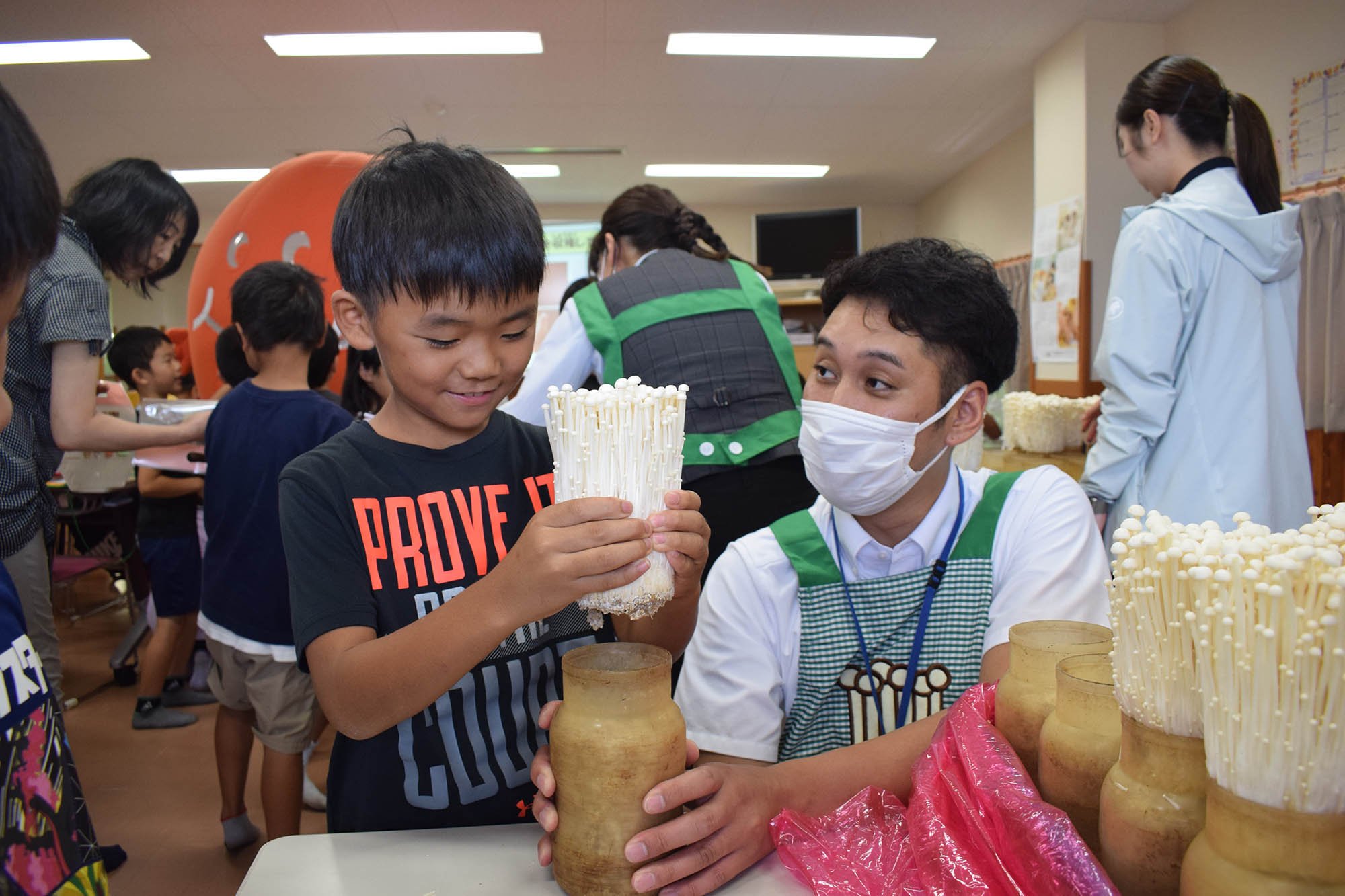 きのこ食育講座 写真