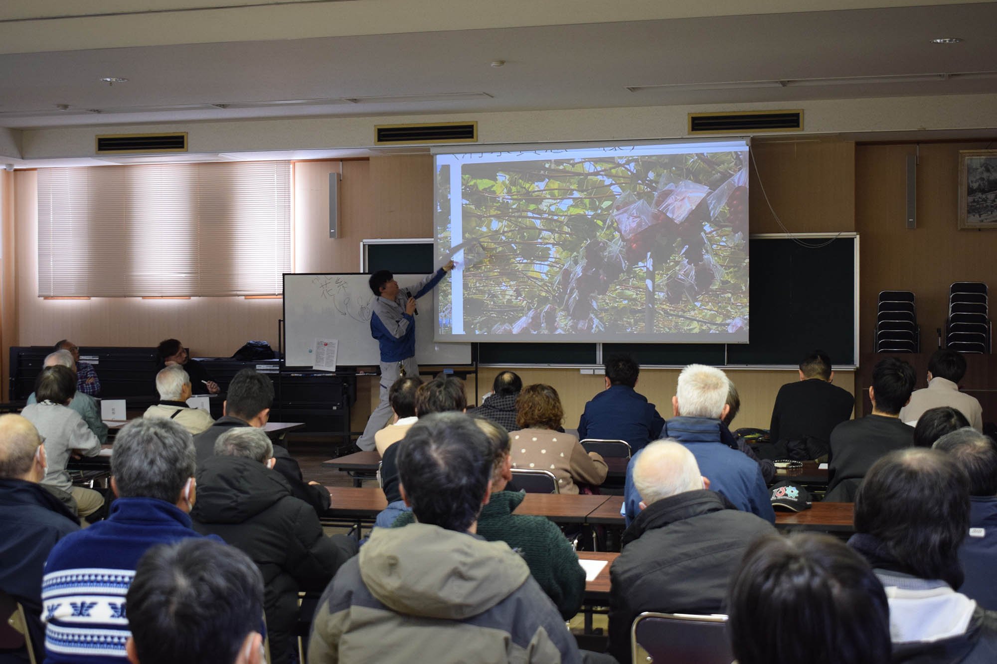 ぶどう優良事例報告・栽培検討会