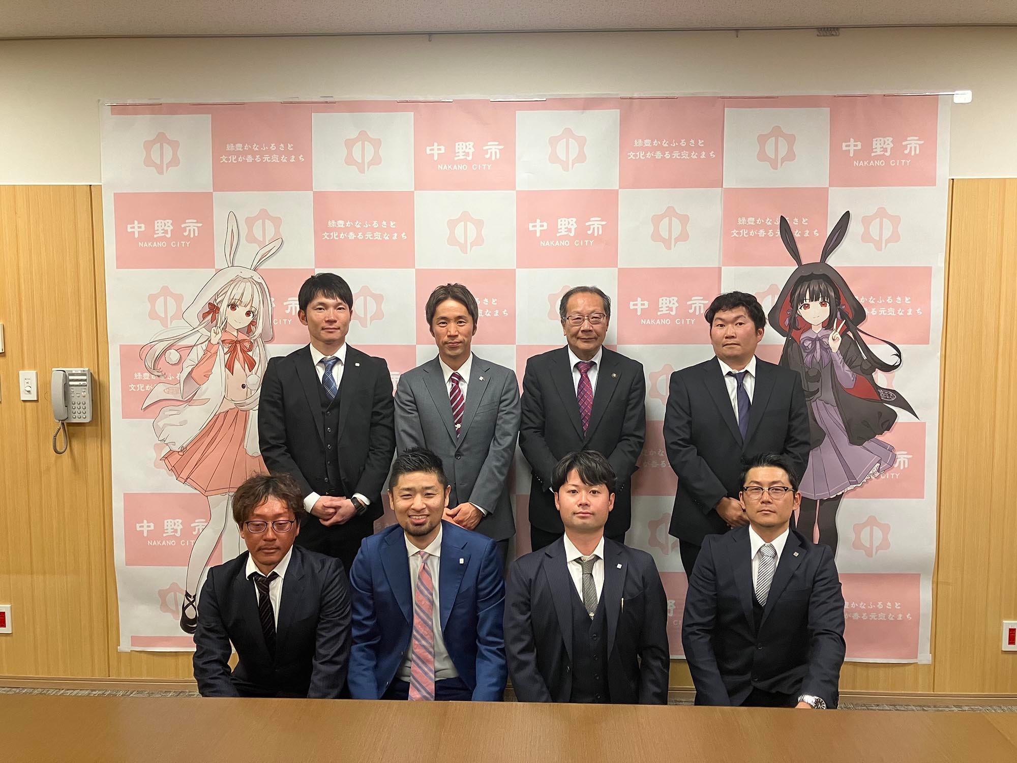 青年部あいさつ回り 写真